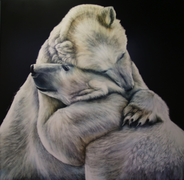 BEAR HUG PAINTING