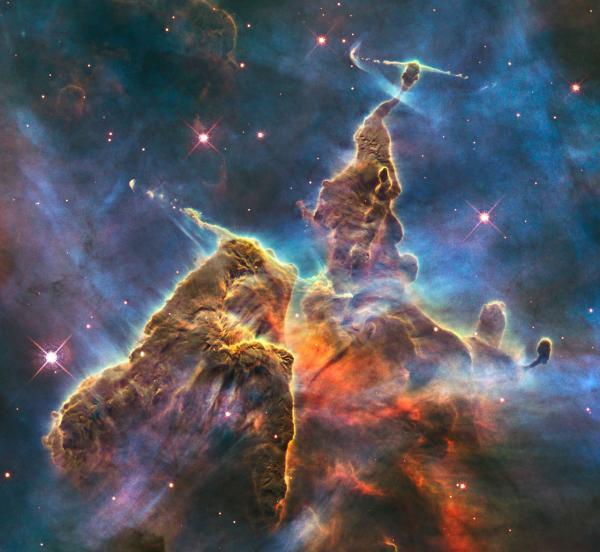 MYSTIC MOUNTAIN AS SEEN FROM HUBBLE