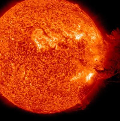 SOLAR FLARE...SUN BURP