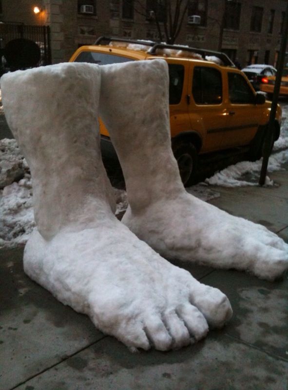 MY FEET ARE REALLY COLD, DUDE!